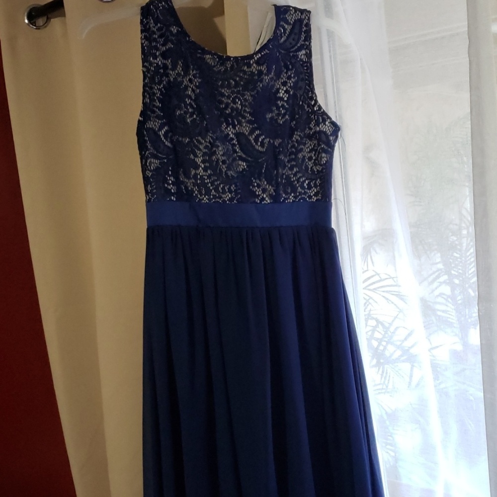 Dark Blue Prom Dress